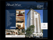 Tablet Screenshot of breakwater-condominiums.com
